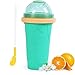 Slushy Maker Cup, Taza para Granizados, Magic Frozen Cup, Vaso para Helado de Granizado para Niños y Familia Bricolaje, Verde