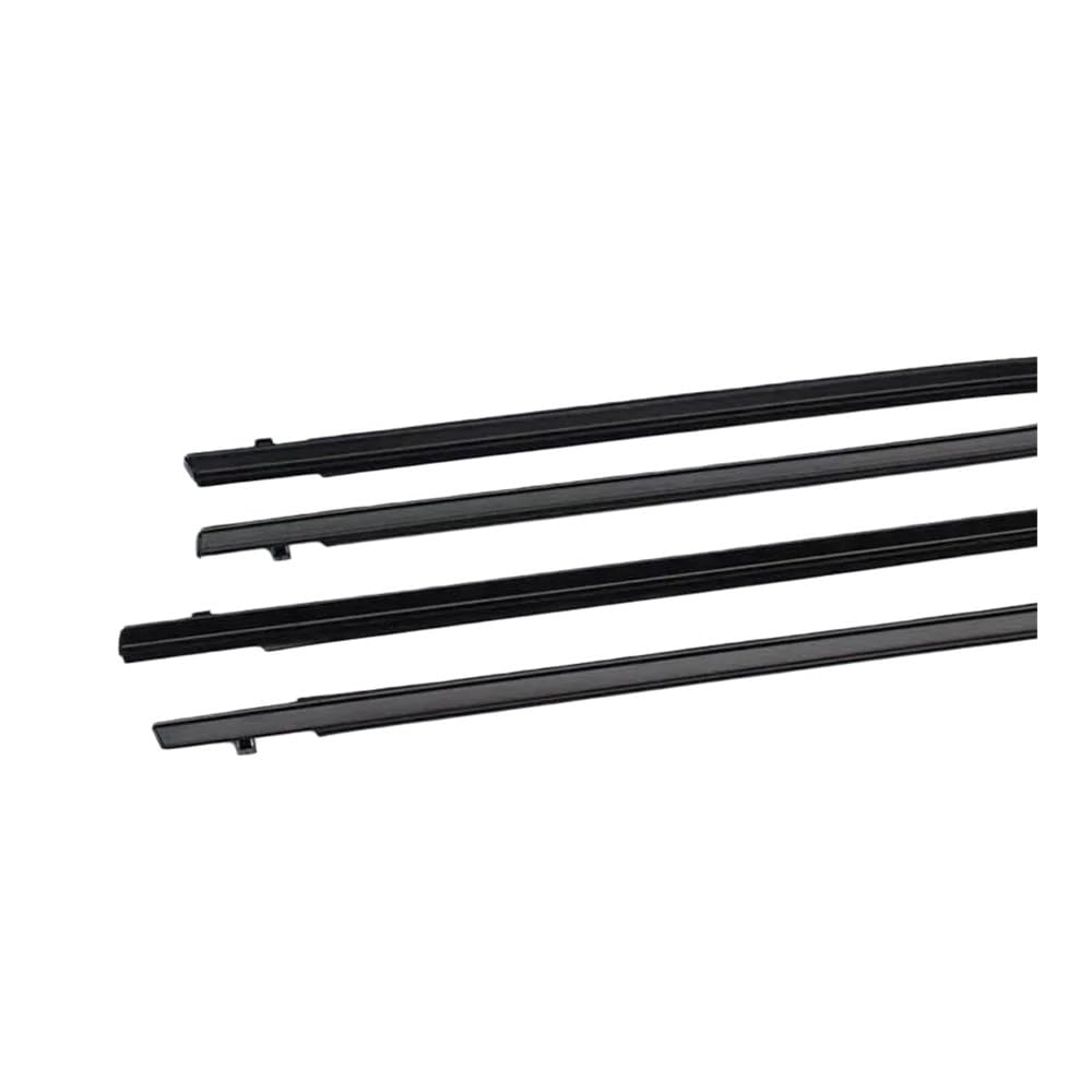 Mzxygkli A Set (4Pcs) Car Window Weather Strip Car Window Moulding Trim Weatherstrips Seal For Fit 2009-2013(A Set (4Pcs))
