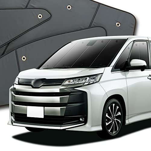 新型 ノア ヴォクシー 90系 カーテン サンシェード 車中泊 グッズ プライバシーサンシェード フロント用 対応 『01s-a067-fu』