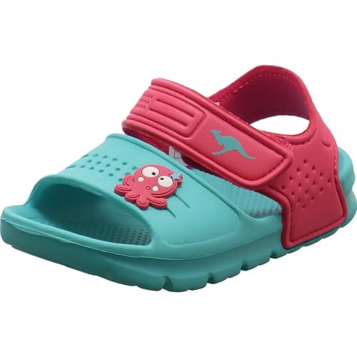 KangaROOS Jungen Unisex Kinder KangaSwim II Sandale, Ocean/Daisy...