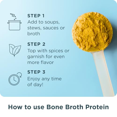 Ancient Nutrition Grass Fed Bone Broth Protein Powder, Pure - image 8