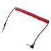 Produktbild SINOTECHQIN Spring Ellenbogen 3,5 mm Audio Kabel Stecker auf Stecker Aux Lautsprecher Kabel Aufroller für Handy Auto MP4 Kopfhörer Audio Kabel