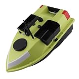 ERYUE Barco de Cebo GPS RC, Barco Alimentador de Pesca con Control Remoto Inalámbrico con 3 Contenedores Cebo (5200mAh)