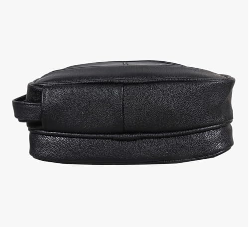 Image of kbi Mens Cash Bag Pouch Money Carrying Handling Luggage Multipurpose Travel Pouch vegan Leathe