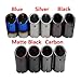 Muffler Tip Cover Compatible For Audi Q5/A5/A3 8V 8P/A4 B8/A1 Compatible For VW Tiguan/Passat B7/CC 1.8T 2.0T 76mm Car Exhaust Accessories(1pcs Black)