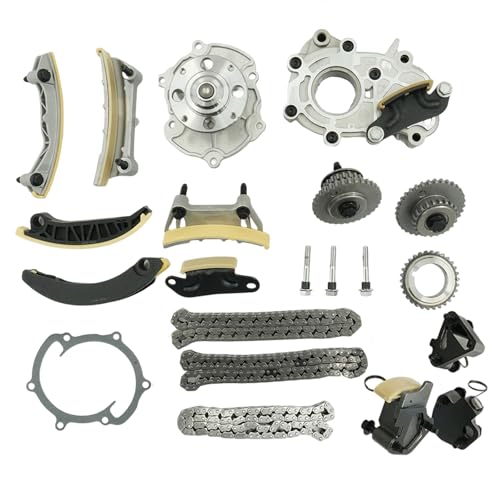 Timing Chain Kit with Water&Oil Pump for Cadillac CTS SRX,