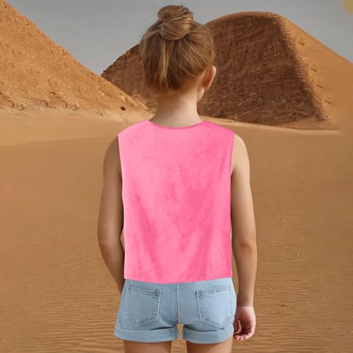 Girls Faux Suede Tassels Vest Western Cardigan Jacket Vests Sleeveless Fringe Hippie Button Up Cowgirl Boho Tops4