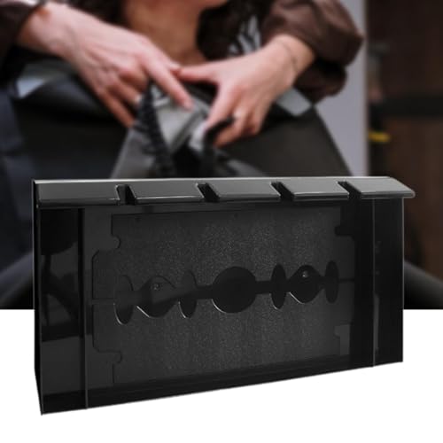 harayaa Suporte para cortador de cabelo, com fio, ferramentas de barbeiro, com 4 entalhes, grande ca