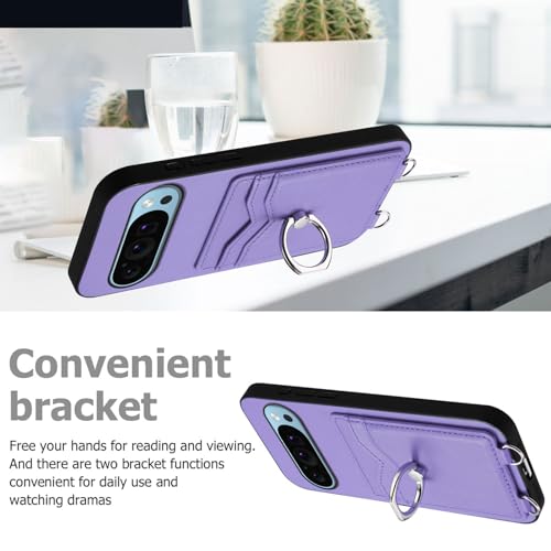 Coque Google Pixel 9 Pro violette aux finitions soignées de luxe