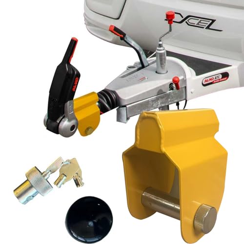 Bigingjia Anhängerschloss、Deichselschloss，Dntischlingerkupplung & Wohnwagen Schloss für ALKO AK130/160/ AKS1300/2004/3004，Robustes anhänger diebstahlsicherung