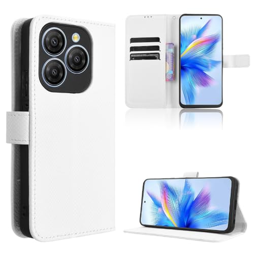 For Blackview Shark 9 �P�[�X �蒠�^�yBAOLINTX�z����PU���U�[ �g�уP�[�X �ϏՌ� �y�� ���^ �J�[�h���[ ���u���@�\ �Ή� �w��h�~ �J�o�[ �}�O�l�b�g �S�ʕی� Blackview Shark 9 �J�o�[(�z���C�g)