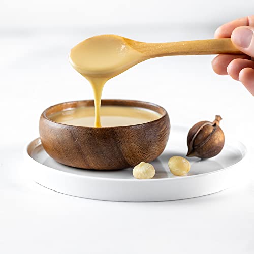 Macadamia Nut Butter All Natural - 8.8Oz - No Added Sugar, No Palm Oil, Plant-Based, No Artificial Ingredients #TOP4