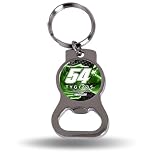 NASCAR Ty Gibbs Metal Bottle Opener Keychain by Rico Industries - Lightweight, Durable