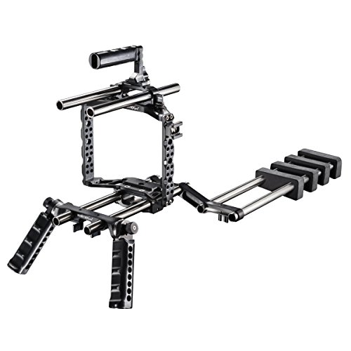 Cage rig Walimex pro Aptaris Blackmagic Cinema stabilisateur vidéo reflex rig de protection