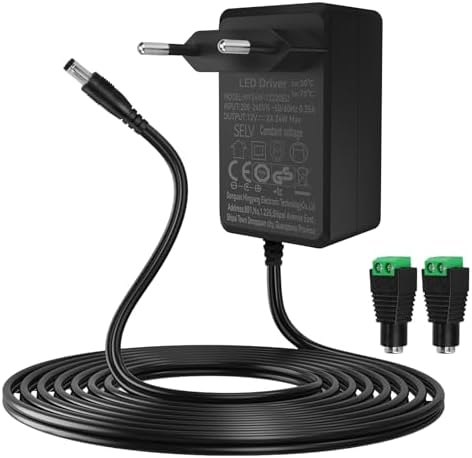 Transformateur D'Éclairage Ajustable DC3-12V 5A 60W Avec , XU,Adaptateur De Commutation Destine A Bande Led Ac100v 240v Kzq 91869048