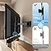 C YECEN Sound Bar Mounts Under TV or Above TV, Soundbar Mount Hold Up to 22Lbs, with Detachable Extension Arms and L-Brackets.