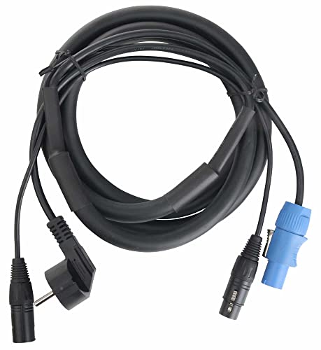 Pronomic Stage Euppd-2.5 Cavo Alimentazione Schuko/Powercon Comp. Dmx A 3 Poli