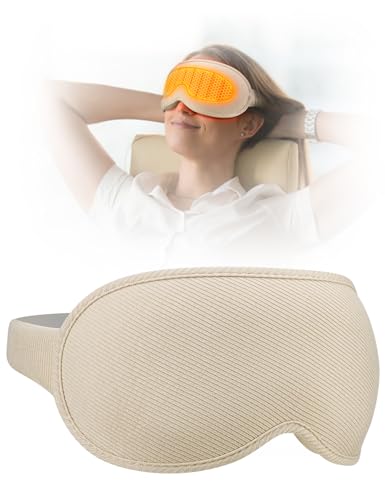 Sleep Mask, EVA BELLE Heated Eye Mask, Electric Sleeping Eye Mask, Warm Eye Compress Mask for Stye...