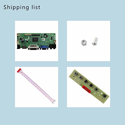 Image of VSDISPLAY LCD Board for M167XGBN30-01A with 12V DC 2A Adapter