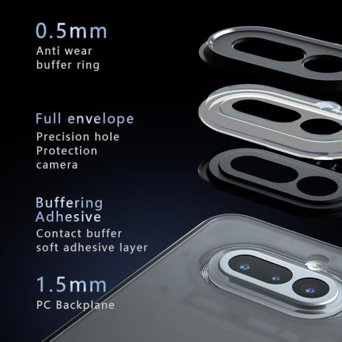 Image of Matte Frosted Case for Nothing Phone 4a, PC+TPU Slim Cover, Air Bag Corners, Anti-Fingerprint, Never Turns Yellow, Micro Arc Edge, Transparent Back, Black