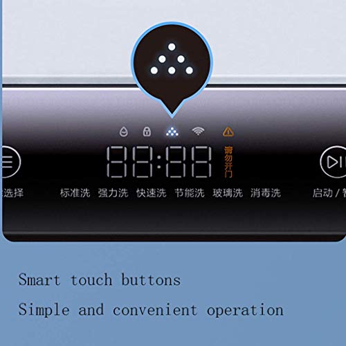 Slimme Afwasmachine Desktop Compacte Vaatwasser, 6 Wascycli, Luxe Touchscreen, Energiezuinig Ontwerp, Laag Geluidsniveau… - Image 8