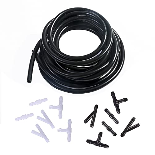 VAGURFO Windshield Washer Hose Kit, Washer Fluid Hose 4 Meter with 12