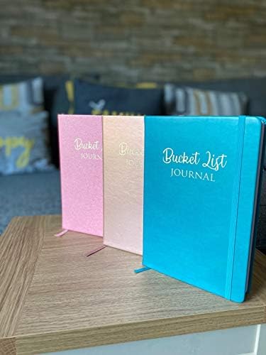 Bucket List Journal - A Creative & Inspirational Notebook to Note Down New Ideas, Dream Holidays & Adventures - Gift for Women (Rose Gold)