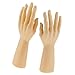 Sharplace Schaufensterpuppe Hände Dekohand Präsentationshand, Schmuckhand, Schmuckhalter Hand (1 Paar) - Hautfarbe