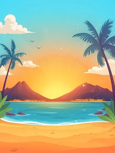 G i yCgoCio[ r[` io[yCg, DIY G fW^G Lbg SҌ ȒP Paint by Numbers uVƃANG̋ h DIYG ItBX CeA rO, ւ̃Mtg 45