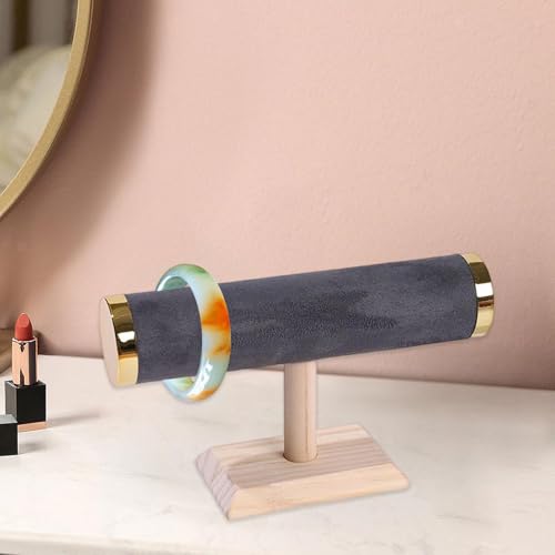 Image of Jewelry Storage Display Stand for Bangles Bracelets Watches (1 Roll T Grey W)