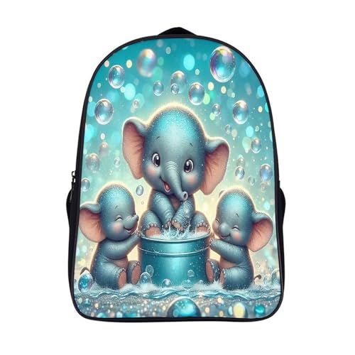 Sac d'école éléphant 2 compartiments pour soulager le dos ados