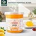 Soeos Mango Popping Boba, 6.6 lbs (3kg) – Bursting Mango Juice Pearls for Bubble Tea, Desserts & Drinks