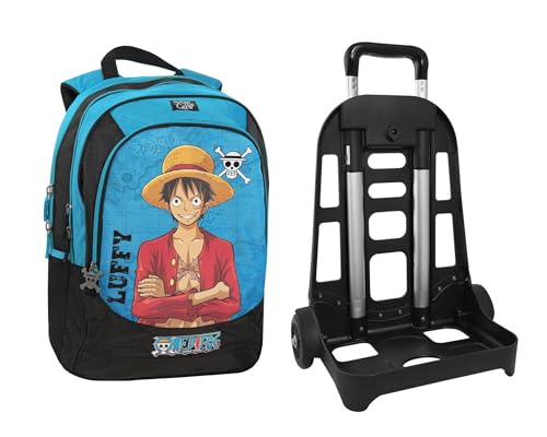 Sac à dos trolley multicolore 30x44x20 cm pour garçon et fille