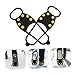 VICASKY 1 Pair Non Slip Shoe Grippers for Winter Activities Ice Cleats for All Shoe for Hiking Jogging and Outdoor Sports Durable Spikes for Enhanced Traction