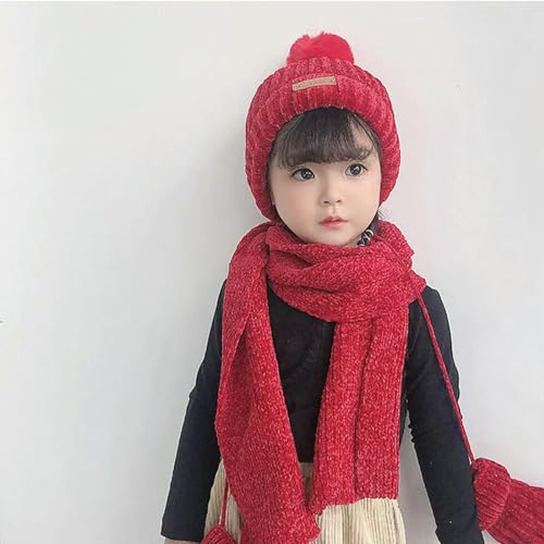 Gorro bufanda guantes 3 en 1 un regalo útil para proteger del invierno 4