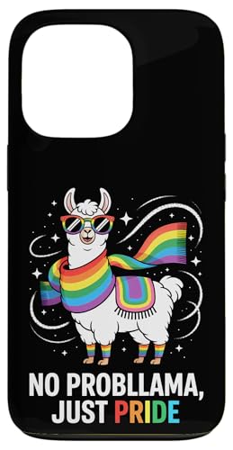 Llama Funny LGBTQIA+ del Mes del Orgullo LGBT Carcasa para iPhone 13 Pro