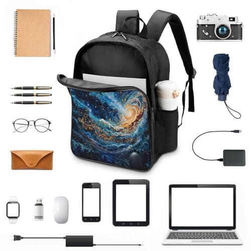Mochila escolar linda de galaxia tridimensional como regalo de preescolar 4