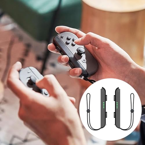 Makoto Nobu 1 Pair Switch Controller Wristband, Wrist Strap for Switch Joycon, Black Adjustable Gamepad Strap with Automatic Lock, Portable Replacement Accessories for Switch Game - Image 6