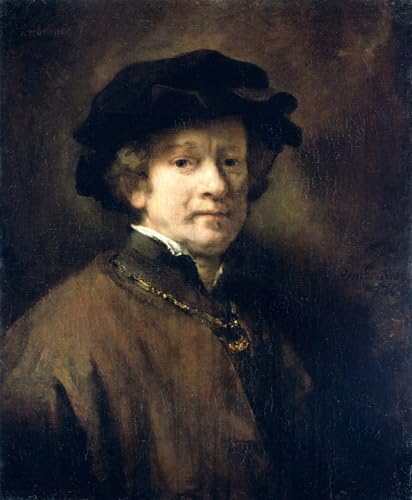 Graffiti Art Mural Rembrandt autoportrait moderne pour customiser un mur