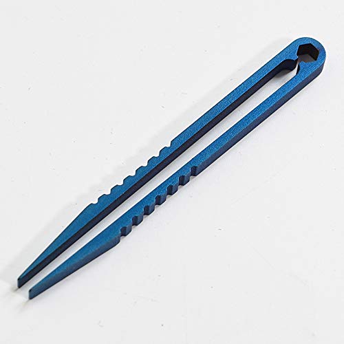 Mini Titan-Pinzette Outdoor – 8,1 Cm, Rutschfeste Greifspitzen, Für Camping, Beauty & Erste Hilfe