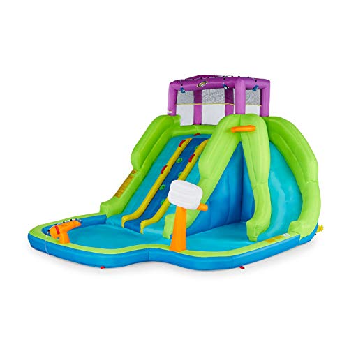 MAGIC UNION Triple Blast Inflatable Play Center with Water Slides