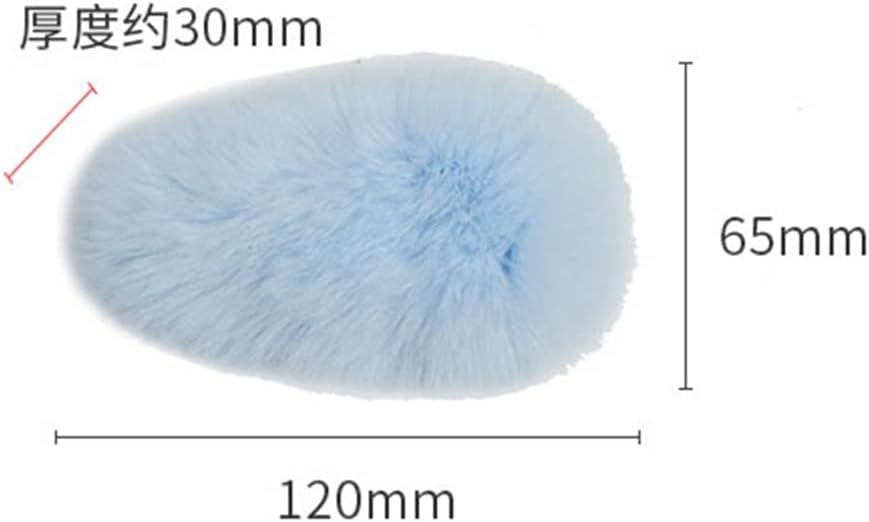 毛皮のような女性のヘアピンソフトワックスエッジクリッププリンセス前髪ヘアピンヘアピンヘアアクセサリー (Color : B, Siz