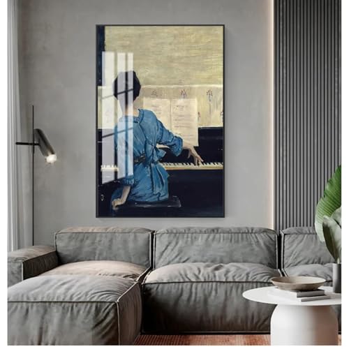 Affiche vintage piano TONGYINLI pour décorer un grand mur