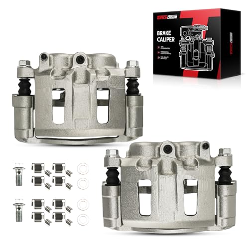 Image of Torchbeam Front Brake Calipers Set for Chevrolet 1998-2005 Blazer, Chevrolet 1998-2003 S10 4.3L, GMC 1998-2001 Jimmy, Front Left and Front Right Calipers Replace # 18B4694+18B4695