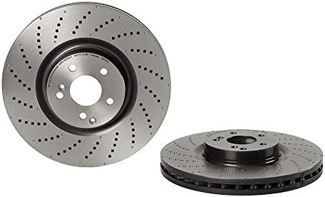 Amazon.com: Brembo 09.A819.11 UV Coated vented drilled Front Brake  