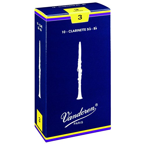 Vandoren CR1035 - Caja de 10 cañas tradicional n.3.5 para clarinete, multicolor