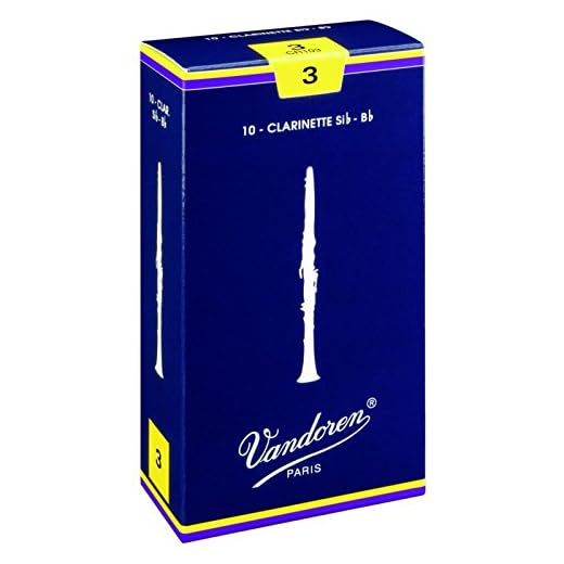 Vandoren CR1035 - Caja de 10 cañas tradicional n.3.5 para clarinete, multicolor