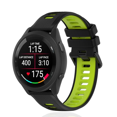MELEJIA For Garmin Approach J1 43mm / Vivoactive 6 / 5 / Garmin Forerunner 570 42mm / 645 / Approach S50 / S44 / S42 / Venu Sq 2