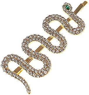 Women's Hair Clip Snake Hair Clip Slipper hair clip fringe hair clip (Rhinestone snake)