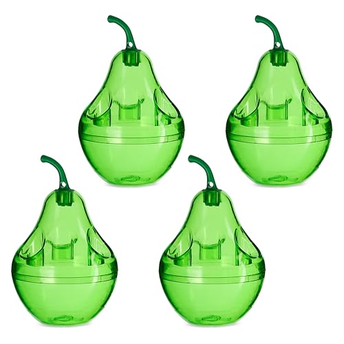 BuzzLock Piège à mouches à fruits pour cuisine - 4 pièges avec recette d'appât - Sans appât pour mouches des fruits - Piège à mouches des fruits réutilisable - Fruit Fly Trap - Contre les mouches à